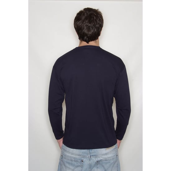 Fruit of the Loom Heren R T-Shirt met lange mouwen (Deep Navy) - Image 2