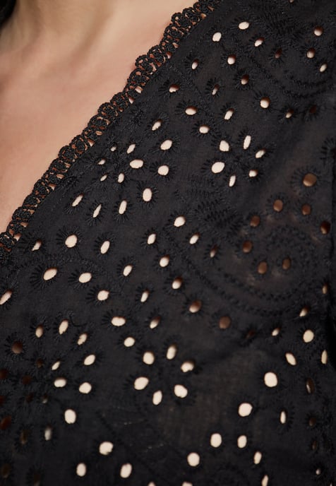 Dreimaster Blouse Dames zwart - Image 5