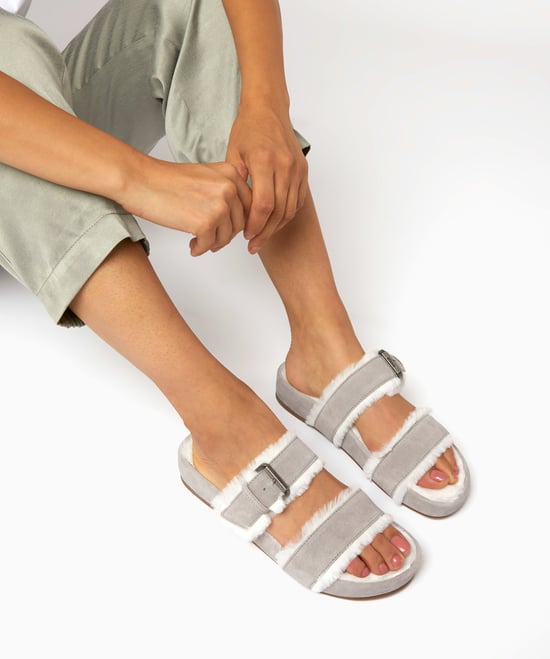 Dune Ladies WAVERLY Double Strap Slippers