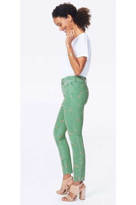 Ami Skinny Jeans Green Twill