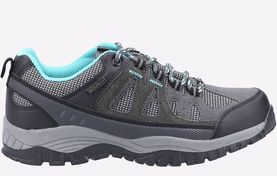 Cotswold Maisemore Low Suède Wandelschoenen Voor Dames In Het Grijs - Image 1