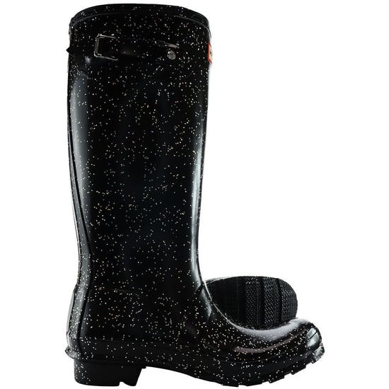 Hunter Reuze Glitter Kinder Zwart Laarzen - Image 5