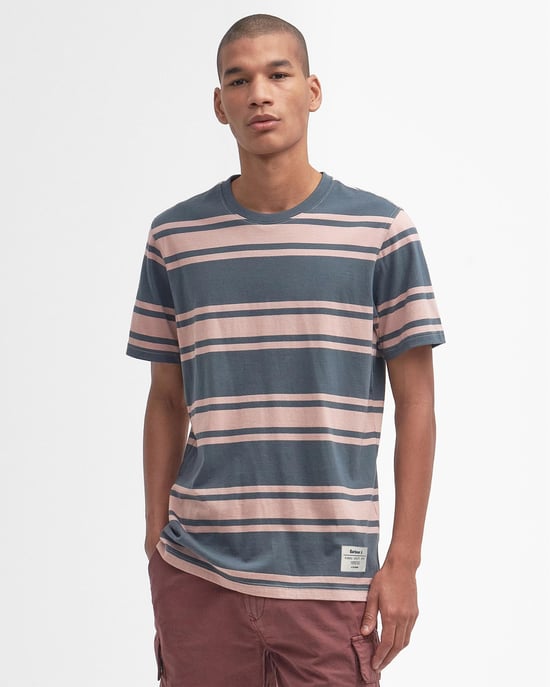 Barbour Kilton Stripe Mens Tailored T-Shirt