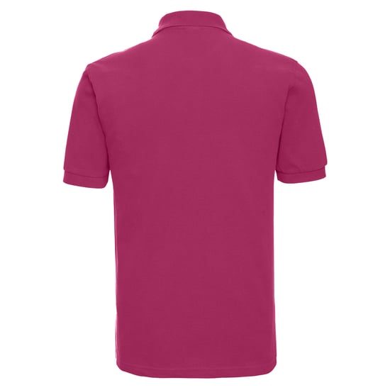 Russell Heren Klassiek Piqué Katoenen Polo Shirt (Fuchsia) - Image 2