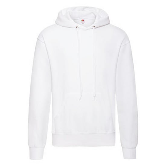 Fruit Of The Loom Unisex Volwassenen Klassiek Sweatshirt met capuchon (Wit) - Image 1