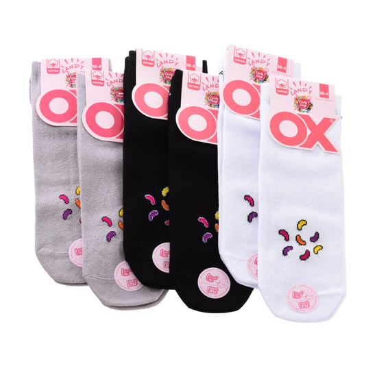 Pack of 6 low socks OX with fresh scents