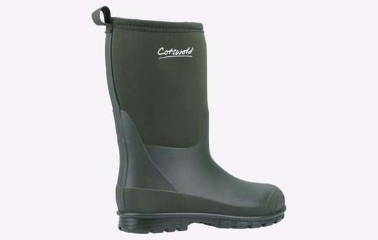 Cotswold Hilly Neoprene Tpr+neopreen Groene Regenlaarzen Voor Kinderen - Image 3
