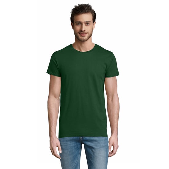 SOLS Heren Pioneer Biologisch Katoenen T-Shirt (Fles groen) - Image 1
