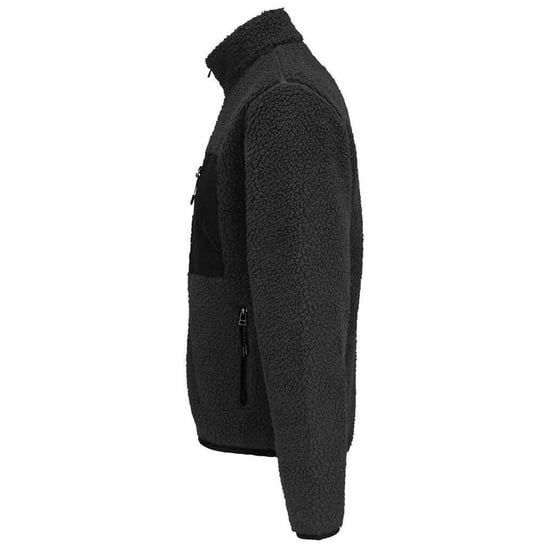 SOLS Unisex Fury Sherpa Fleecejack voor volwassenen (Koolstof/grijs/zwart) - Image 2