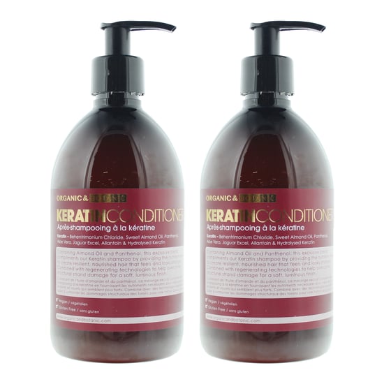Organic & Botanic Keratin Conditioner 500ml X 2