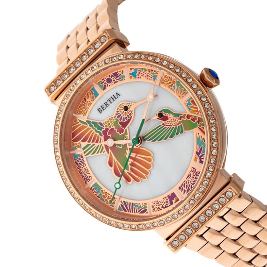 Bertha Emily Mother-Of-Pearl Bracelet Watch