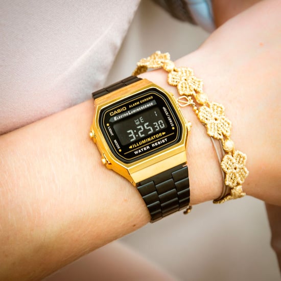 Casio Retro Unisex Zwarte Horloge A168WEGB-1BEF - Image 6