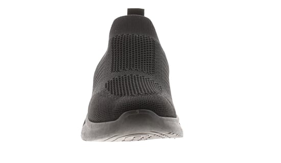 Apache Womens Chunky Trainers Knit Effect Sky Slip On black - Image 3