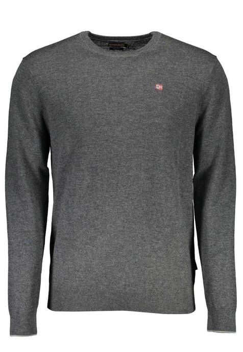 Napapijri Heren Grijze Wol Shirt - Image 1