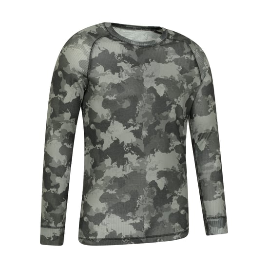 Mountain Warehouse Heren Talus Camouflage Thermo Top (Groen) - Image 3