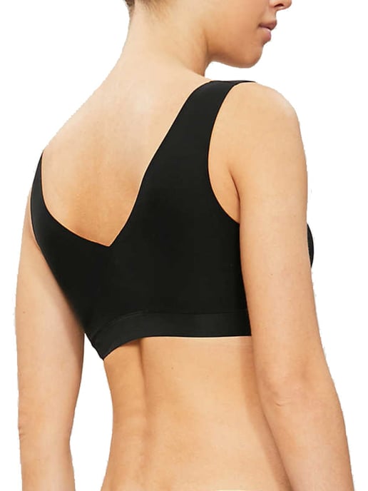 SoftStretch V-Neck Jersey Crop Top