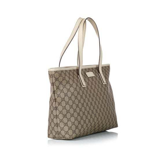 Vintage Gucci GG Canvas Tote Bag Brown