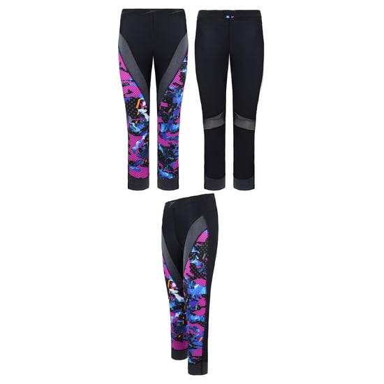 Speedo Stretch Waist H20 Black Womens Active Stormza Inject Leggings 8 11390C162
