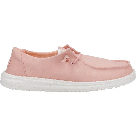 HEYDUDE Wendy Canvas 100% Katoenen Roze Instappers Voor Dames - Image 5