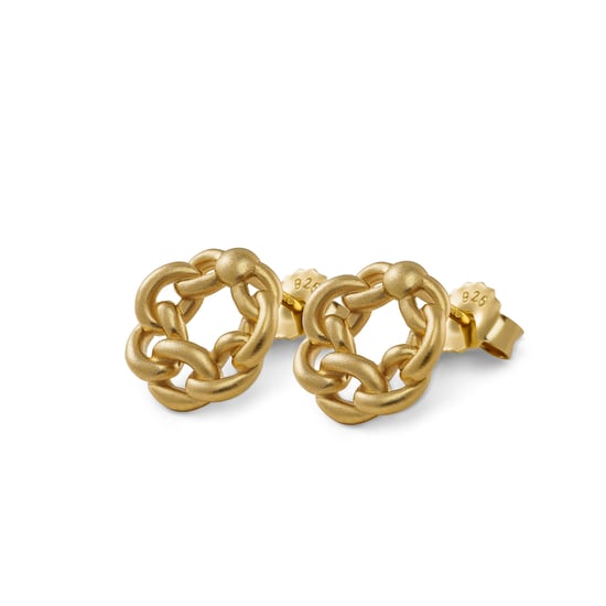 Orphelia 'Estelle' Dames 925 Sterling Zilveren Set: Ketting-Hanger + Oorbellen - Gouden SET-7516/G - Image 3