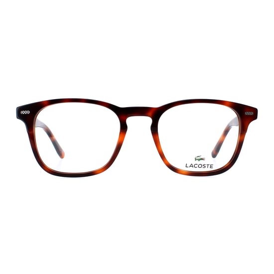 Lacoste Square Unisex Brown Havana Glasses