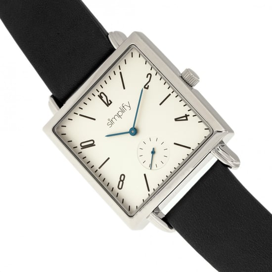Simplify The 5000 Leather-Band Watch