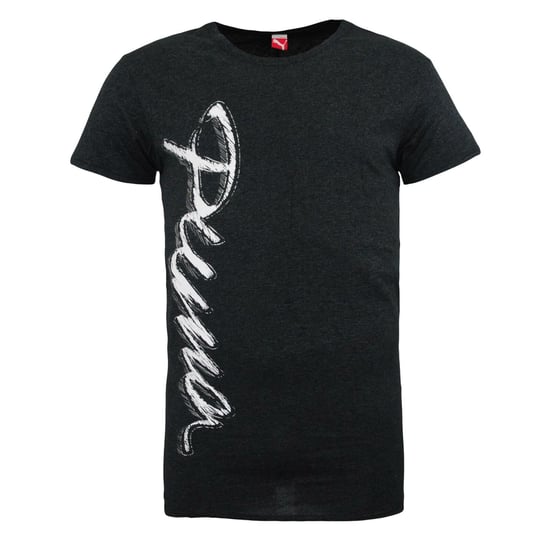 Puma Womens Oversize Short Sleeved T-Shirt Graphic Tee Charcoal 822354 02 S