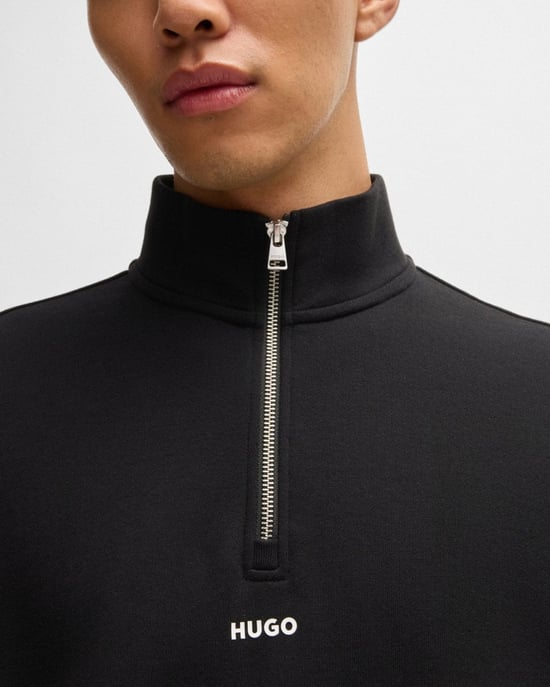 HUGO Durty244 Mens 1/4 Zip Sweatshirt - Image 2