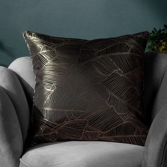Wylder Tropics Seymour Geborduurde Jacquard Satijnen Pipen Polyester Gevulde Kussen - Image 4