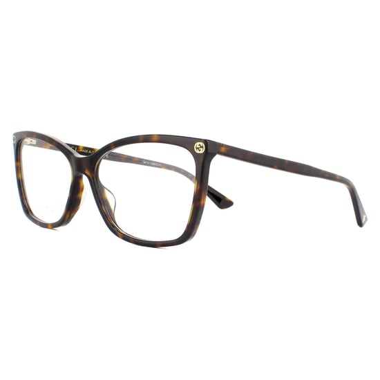 Gucci Cat Eye Dark Havana Womens  Glasses Frames