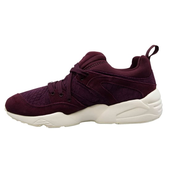 Puma Trinomic Blaze Of Glory Rioja Leather Lace Up Womens Trainers 361470 01