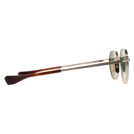 Dita Round Unisex White Gold Silver G-15 Green Vers One