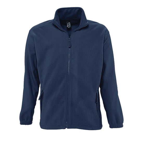 SOLS Heren North Full Zip Outdoor Fleece Jacket (Marine) - Image 1