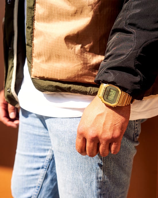 Casio G-shock Heren Gouden Horloge DWE-5600HG-1ER - Image 5