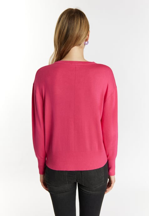 Mymo Gebreide trui Dames roze - Image 4