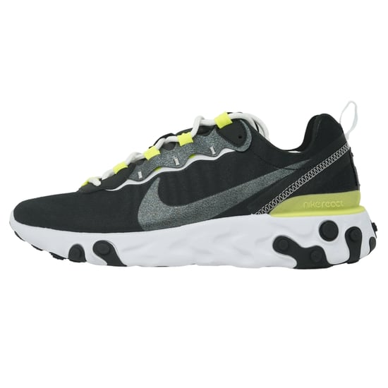 Nike React Element 55 SE Lace-Up Black Synthetic Womens Trainers CN3591_001