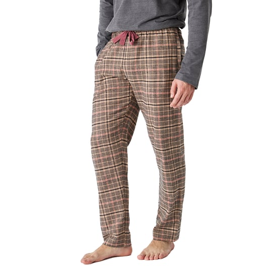 Men's long-sleeved cotton pajamas with a medium collar JJBEP5902