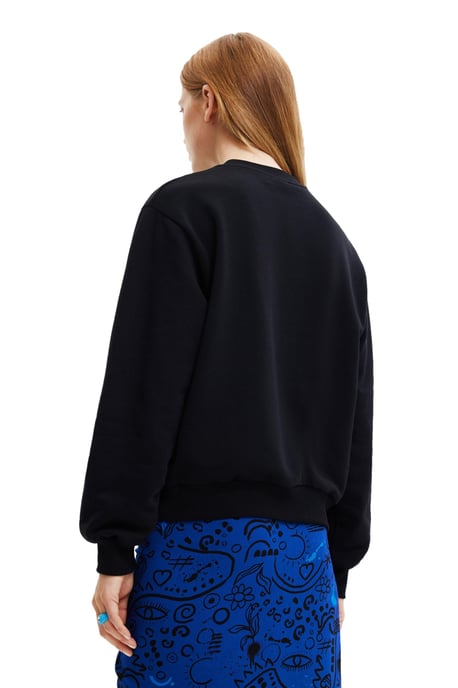 Desigual Women's Sweatshirt In Black