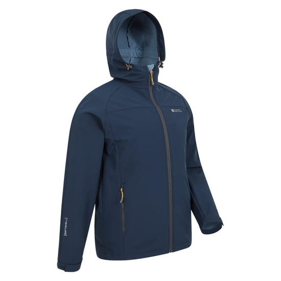 Mountain Warehouse Heren Exodus Waterdichte Soft Shell Jas (Blauw) - Image 3