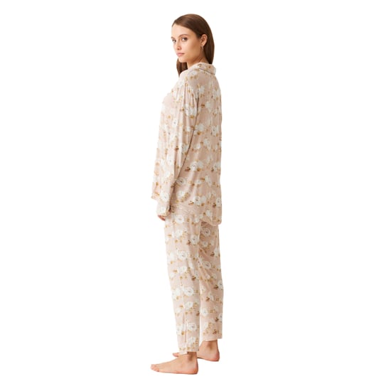 JJBDP1000 Women's Long Sleeve Shirt Pajamas