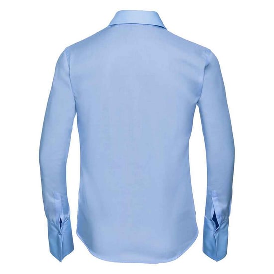 Russell Collection Dames/Dames Ultimate Non-Iron Shirt met Lange Mouwen (Heldere lucht) - Image 2