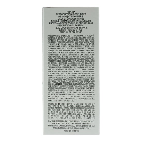 Maison Margiela Replica Lui Lazy Sunday Ochtend Eau De Toilette 30ml - Image 5
