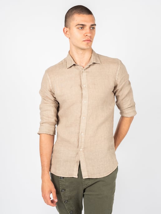 Xagon Man overhemd Lino Mannen beige - Image 4