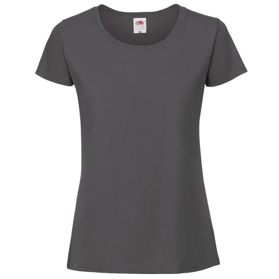 Fruit Of The Loom Vrouwen / Dames Ringgesponnen Premium T-Shirt (Pencil Grijs) - Image 1