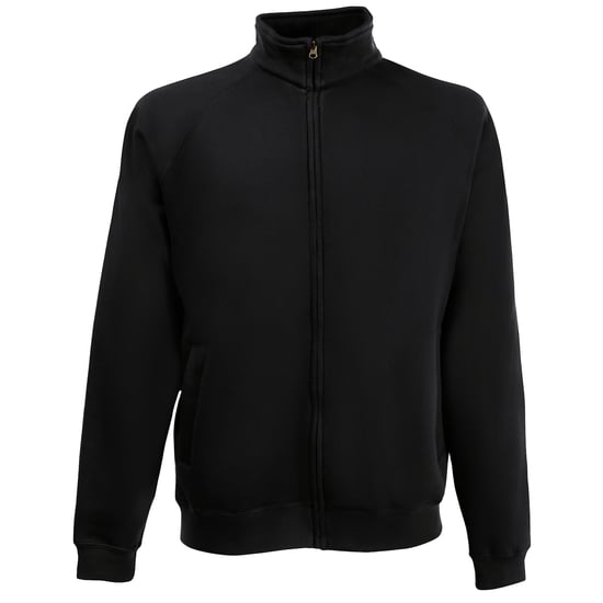 Fruit Of The Loom Heren Premium 70/30 Sweatshirt Met Volledige Ritssluiting (Zwart) - Image 1