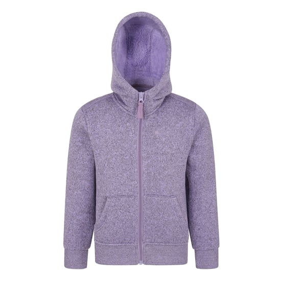 Mountain Warehouse Kinder/Kids Nevis Bontgevoerde Hoodie (Paars) - Image 1