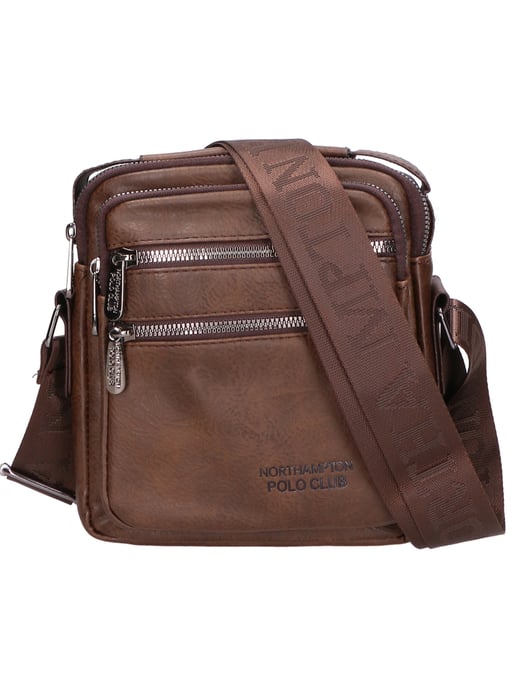 Northampton Polo Club shoulder bag Men COFFEE