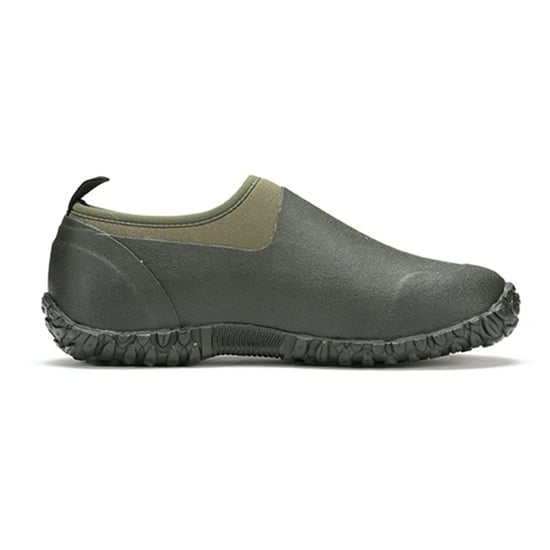 Muck Boots Muckster II Low Rubberen Zwarte/Mos Groene Regenlaarzen. - Image 5