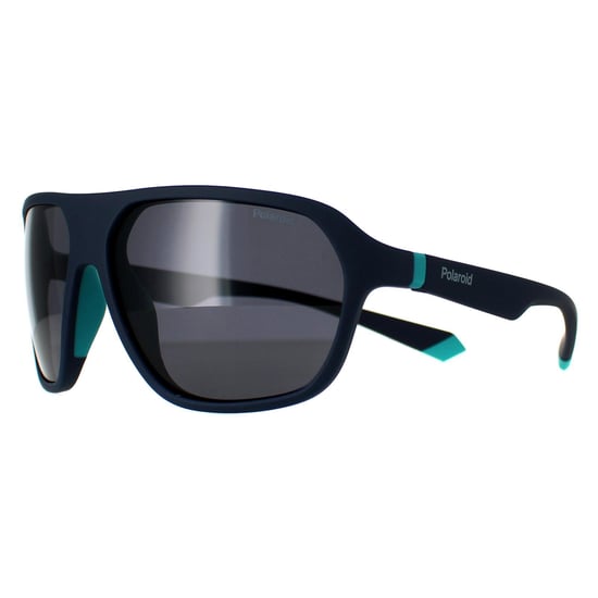 Polaroid Rectangle Unisex Matte Blue Blue Polarized PLD 2152/S