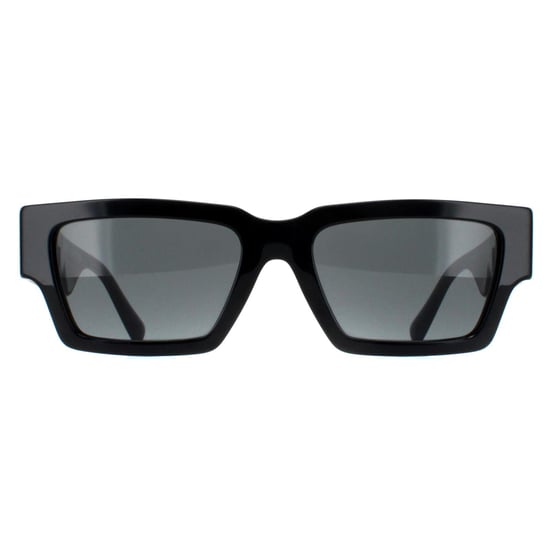 Versace Rectangle Unisex Black Dark Grey VE4459